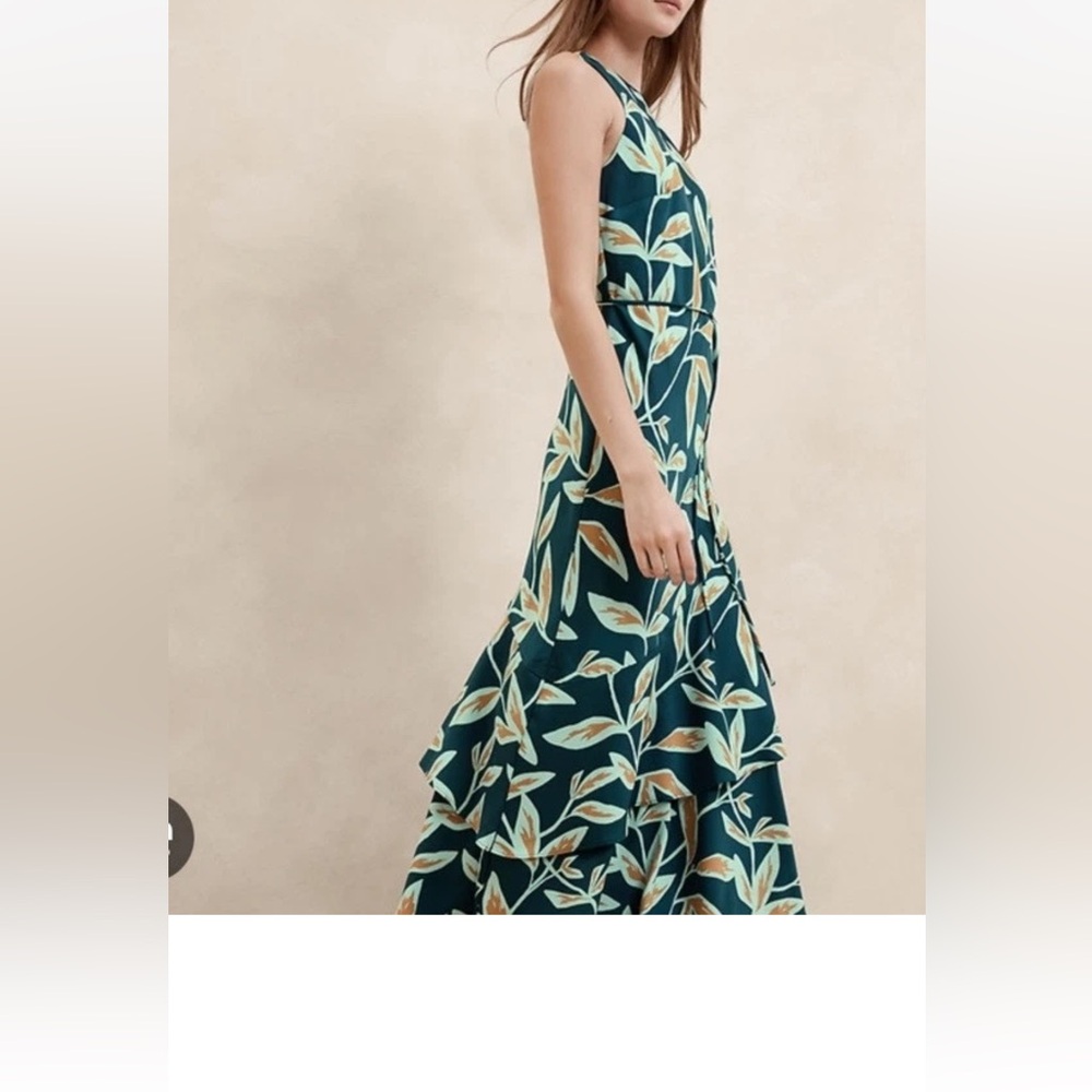 Banana Republic Floral Sleeveless Maxi Dress